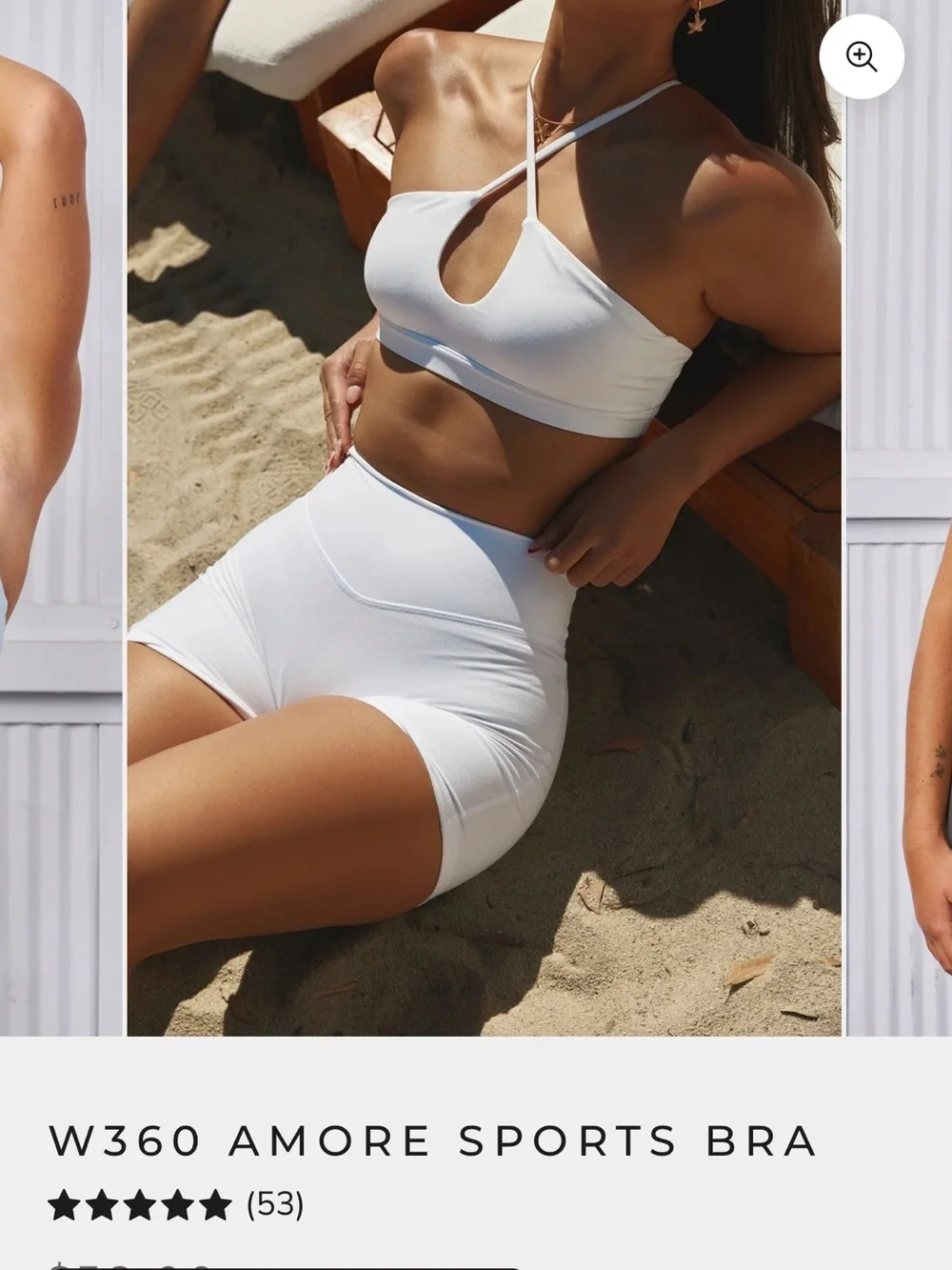 Sports Bra - white - Picture 2 of 5